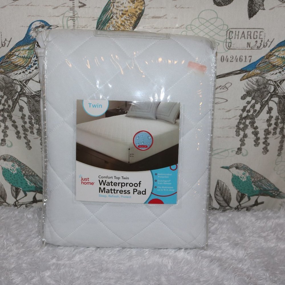 Just Home comfort top twin waterproof mattress new never used